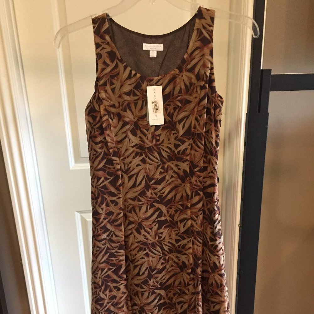 Charter Clube Petite Dress 100% Silk Size 4P